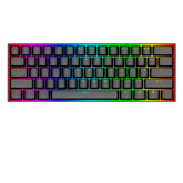 Redragon - Dragonborn Teclado Mecánico Gaming Switch Rojo Rgb Negro - Layout Usa
